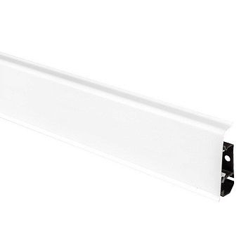 Плинтус ПВХ Arbiton Indo 70 мм 01 Белый блеск 2500х70х26 мм